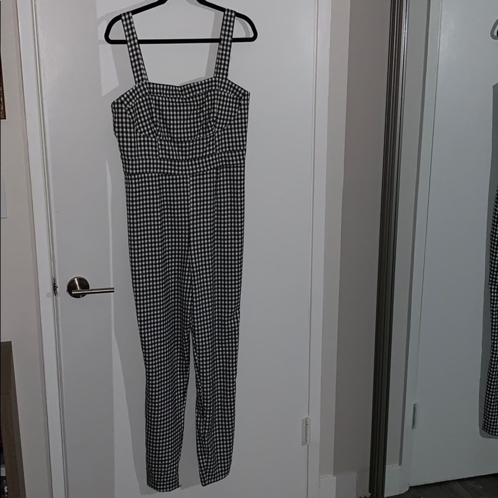 ASOS Tall Gingham Jumpsuit NEW WITH TAGS